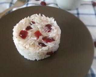 Рис с клюквой