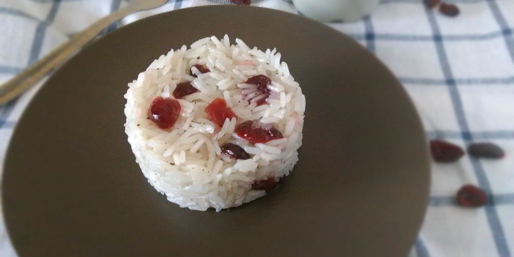 Рецепт рис с клюквой