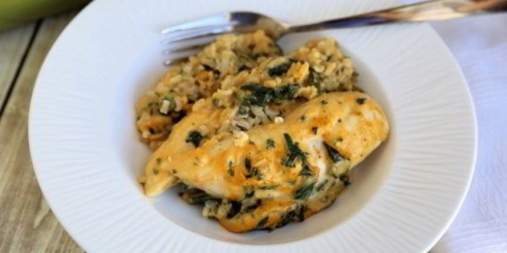 Рецепт рис с курицей в духовке