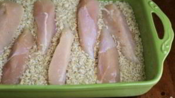 рис с курицей в духовке