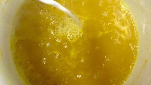 рис с морскими гребешками и сливочно-апельсиновым соусом