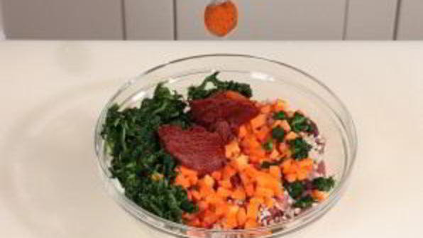 рис с мясом и овощами на пару