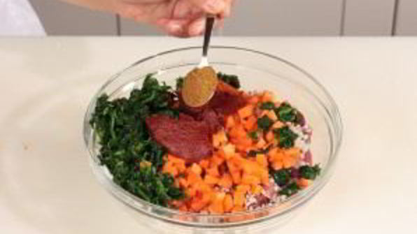 рис с мясом и овощами на пару