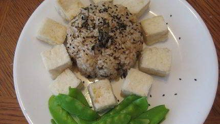 Рис с зеленым чаем