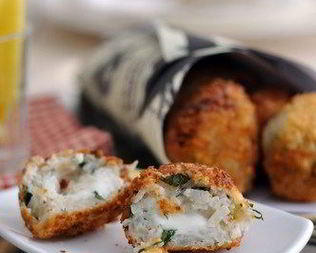 Рисовые крокеты с горгонзолой