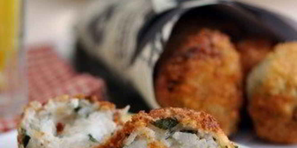 Рецепт рисовые крокеты с горгонзолой