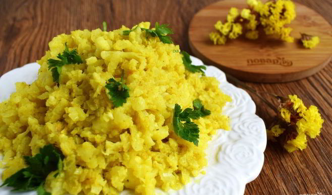 Восхитительный рис из цветной капусты