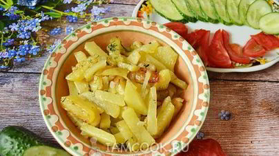 Жареная картошка на сливочном масле