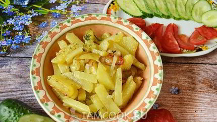 Жареная картошка на сливочном масле