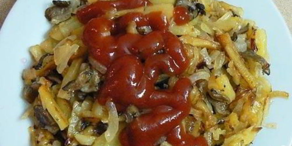 Рецепт жареная картошка с вешенками в мультиварке