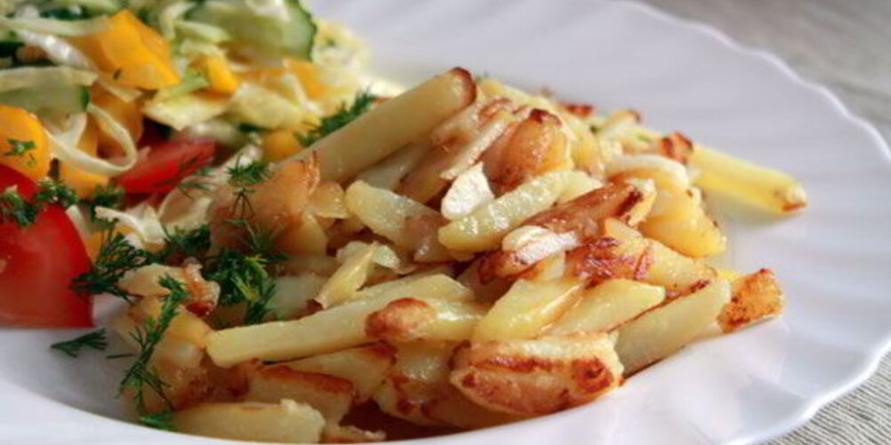 Рецепт жареная картошка