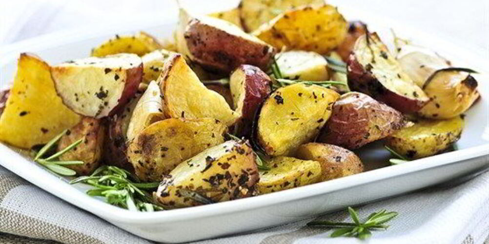 Рецепт жареный картофель с оливками и лимоном по-мароккански