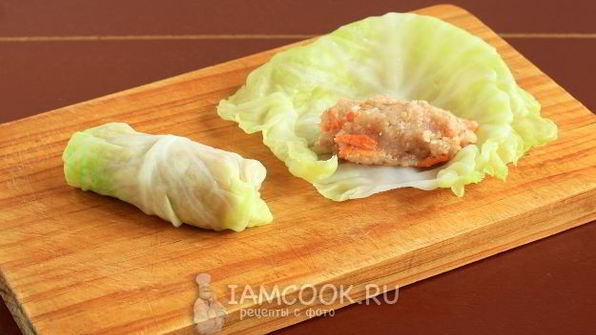 диетические голубцы с курицей