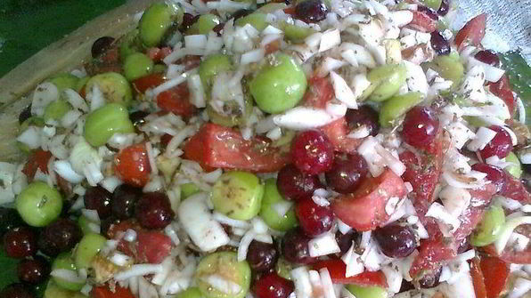 долма из копченой рыбы