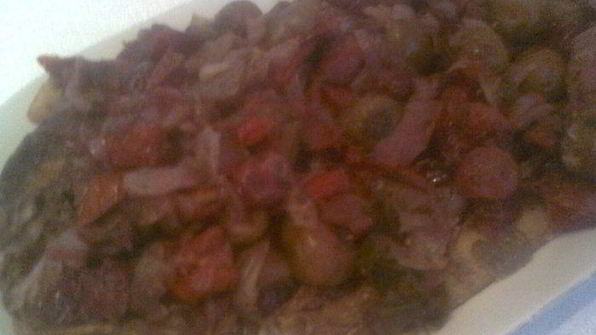 долма из копченой рыбы