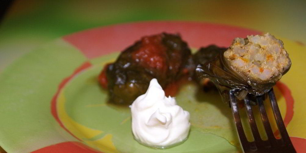 Рецепт долма из свекольных листьев