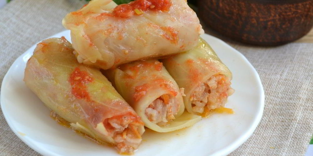 Рецепт голубцы, фаршированные мясом и рисом
