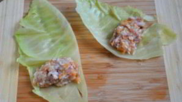 голубцы, фаршированные мясом и рисом