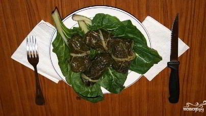 Голубцы из мангольда