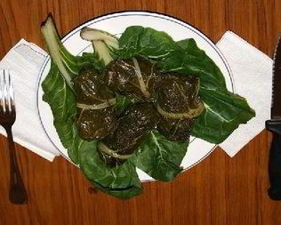 Голубцы из мангольда