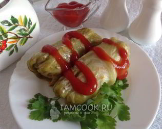 Голубцы из молодой капусты