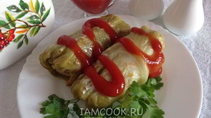 Голубцы из молодой капусты