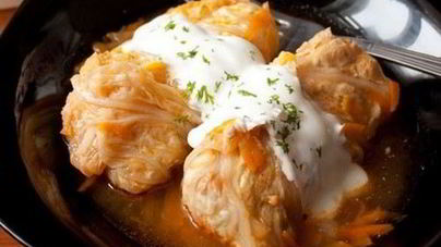 Голубцы из пекинской капусты с говяжьим фаршем