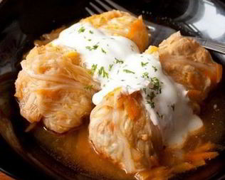 Голубцы из пекинской капусты с говяжьим фаршем