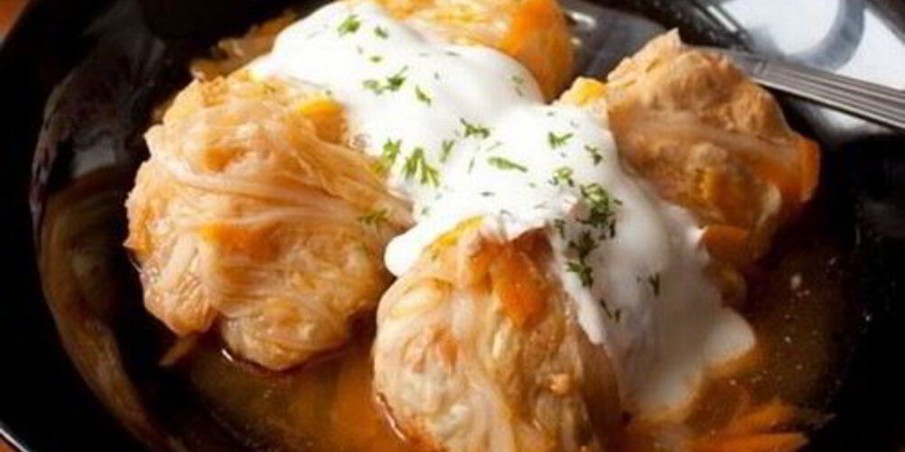 Рецепт голубцы из пекинской капусты с говяжьим фаршем