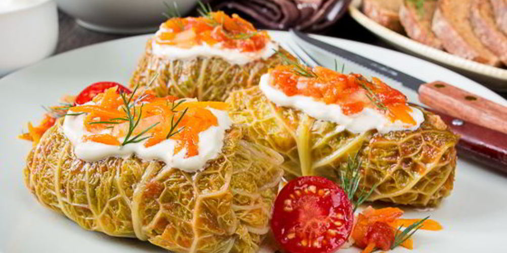 Рецепт голубцы из савойской капусты со сладким перцем