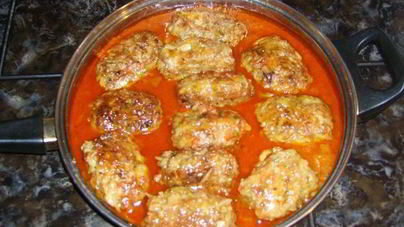 Голубцы ленивые с куриным фаршем