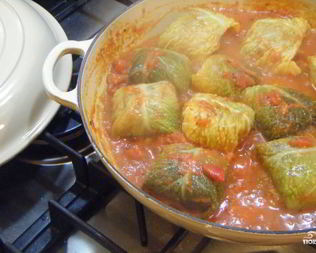 Голубцы на сковороде