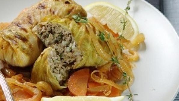 голубцы с бараниной