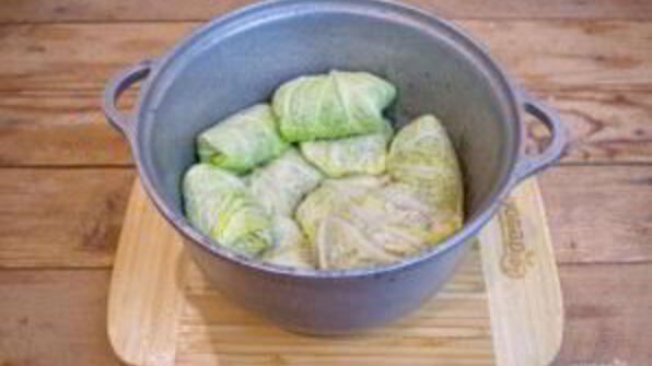 голубцы с фаршем и рисом