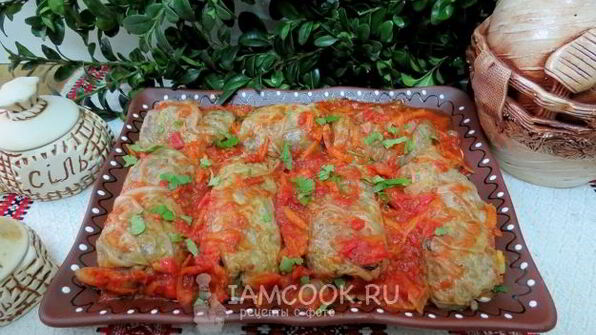 голубцы с гречкой и грибами