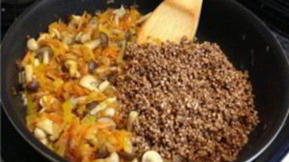 голубцы с грибами и гречкой