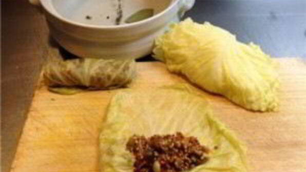 голубцы с грибами и гречкой