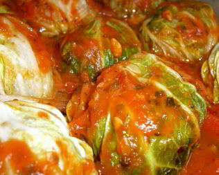 Голубцы с пекинской капустой для лентяев