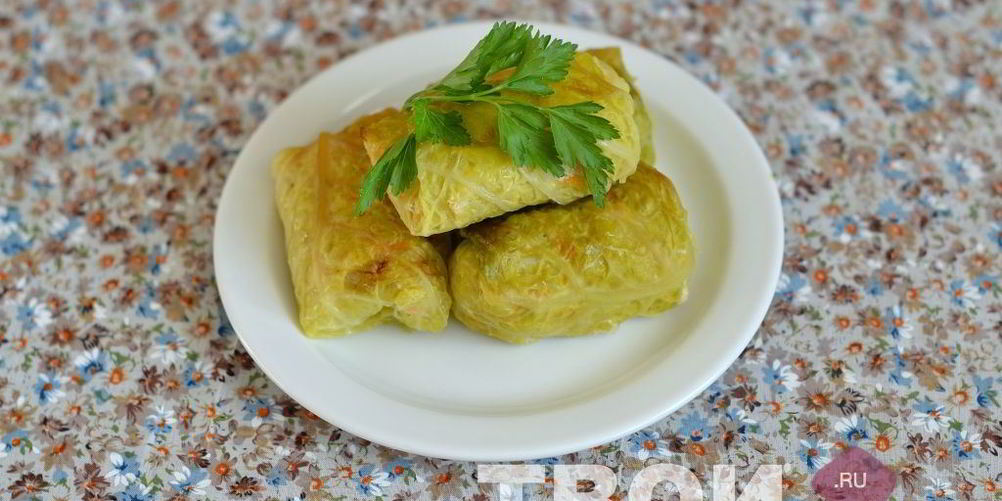 Рецепт куриные голубцы в листьях савойской капусты