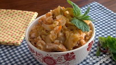 Ленивые голубцы овощные