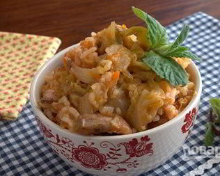 Ленивые голубцы овощные