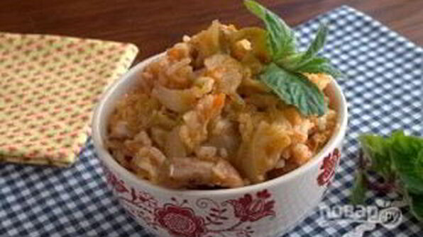 ленивые голубцы овощные