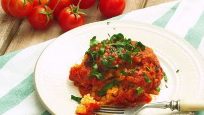 Ленивые голубцы постные