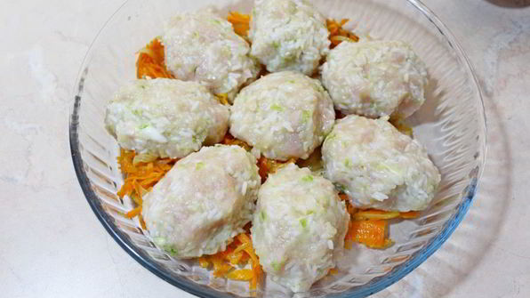 ленивые голубцы с куриным фаршем