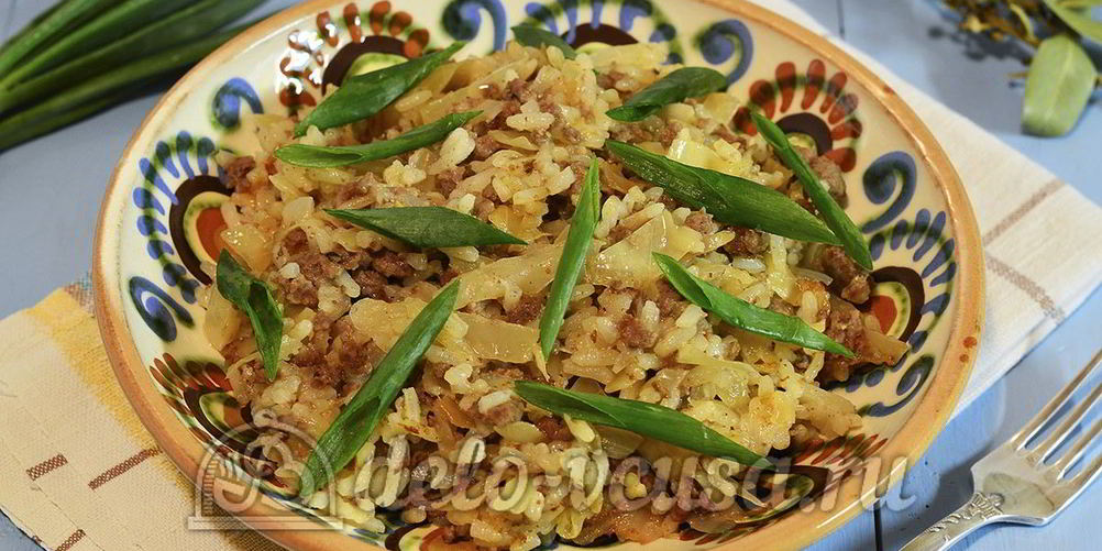 Рецепт ленивые голубцы со сметаной