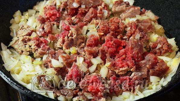 ленивые голубцы со сметаной