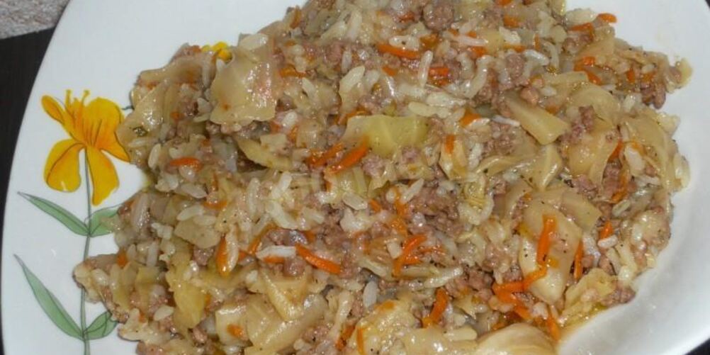 Рецепт ленивые голубцы в мульте