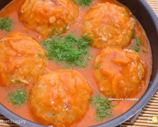 Ленивые голубцы в томатном соусе