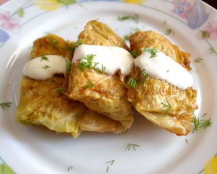 Мясные голубцы