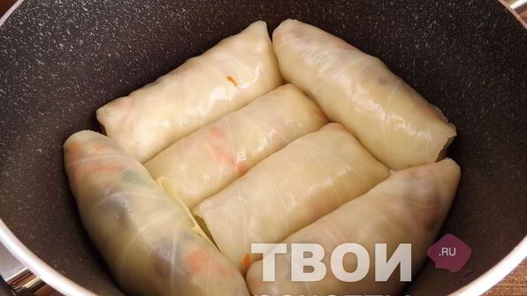 постные голубцы с грибами